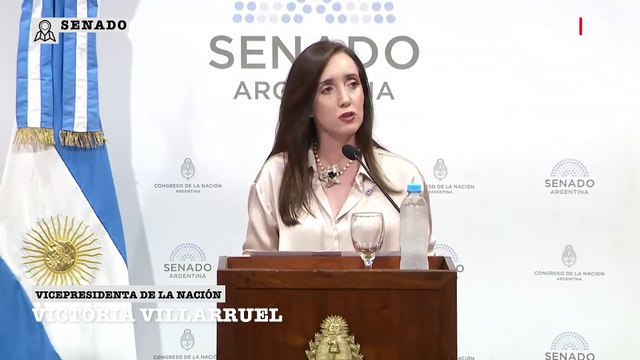 Villarruel inauguró un busto de Isabel Perón en el Senado durante el Día de la Lealtad