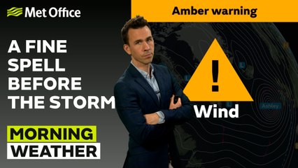Met Office Morning Weather Forecast 19/10/24 – Winds easing, brighter skies