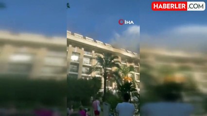 Antalya'da Otelde Yangın Paniği