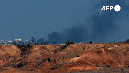 أعمدة دخانية فوق شمال غزة