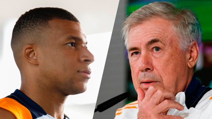 Ancelotti confía en ver una mejor versión de Mbappé con Real Madrid: "Es un jugador distinto"