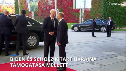 Biden és Scholz kitart Ukrajna támogatása mellett
