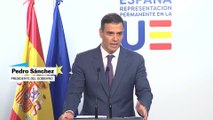 Sánchez reclama a los socios europeos que cese la exportación de armas a Israel