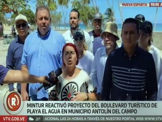 Nueva Esparta I Mintur activa Boulevard Turístico de Playa El Agua en el mcpio. Antolín del Campo