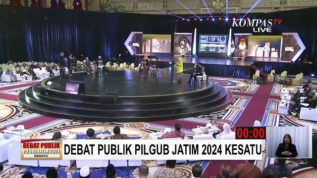 [FULL] Tanya Jawab Luluk, Khofifah, Risma di Debat Pilgub Jatim, Tema Demografi-Kesejahteraan