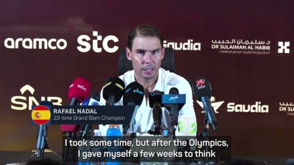 Nadal's shocking confession: the moment he knew it was time to retire