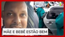 Motorista de aplicativo faz parto de passageira dentro do carro no Rio de Janeiro