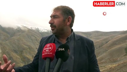 Muş'un Yüksek Kesimlerine Mevsimin İlk Karı Yağdı