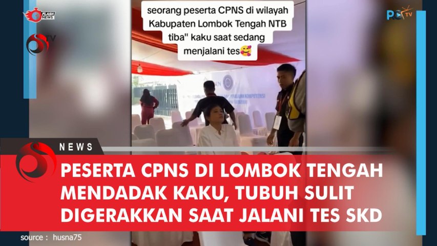Peserta CPNS di Lombok Tengah Mendadak Kaku, Tubuh Sulit Digerakkan saat Jalani Tes SKD