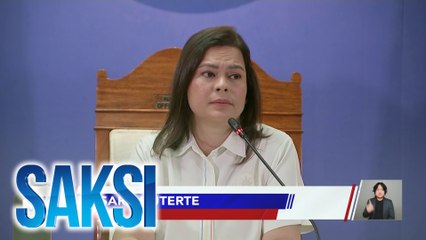VP Sara Duterte - Hindi marunong maging presidente ang nakaupo; rating niya kay PBBM: 1 out of 10 | Saksi