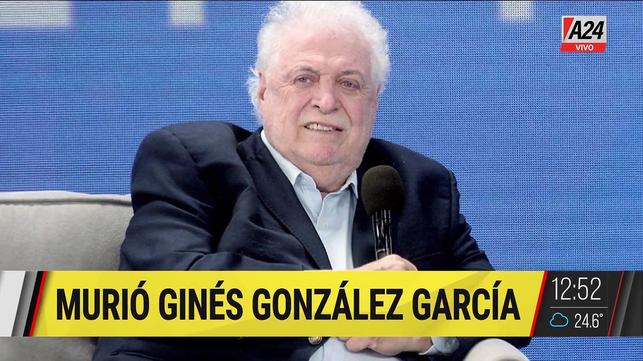 Falleció el exministro de Salud Ginés González García a los 79 años