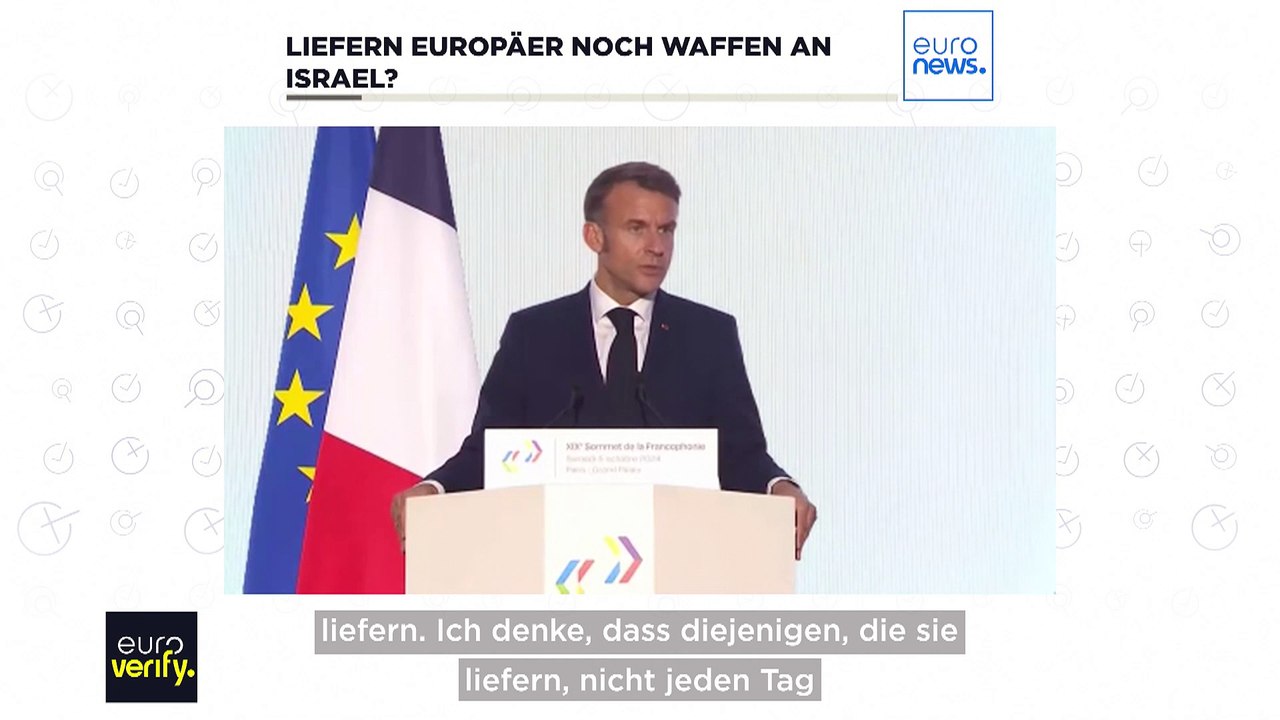 Liefern europäische Länder noch Waffen an Israel?