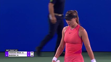 Ningbo - Badosa dans le dernier carré sans sourciller