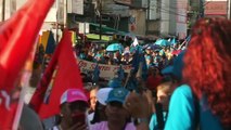 Trabajadores protestan en Panamá por reforma al sistema de pensiones