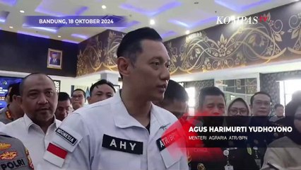 Menteri AHY Soroti 2 Kasus Mafia Tanah di Bandung