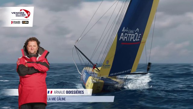 Vendée Globe 2024 - skipper Arnaud BOISSIÈRES / La Mie Caline