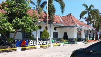 Stasiun Solo Kota (Sangkrah) : Peron Dilengkapi Kanopi
