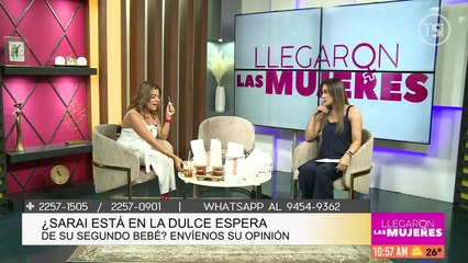 Saraí Espinal esta embarazada así lo confirma en 'Llegaron las Muejres'