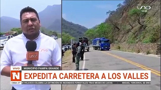 Ruta a los Valles cruceños expedita