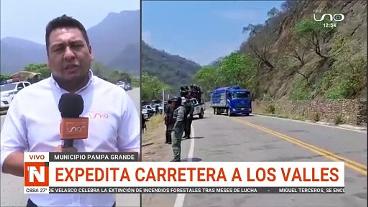 Ruta a los Valles cruceños expedita