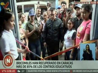 Caracas | Bricomiles rehabilitan en Antímano a la U. E. Cecilio Acosta con inversión sostenida