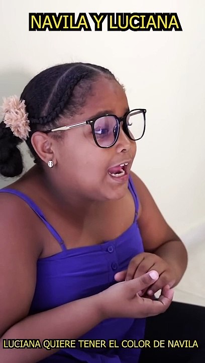 Luciana quiere tener el color de navila #humor #comedia #luciana #navila