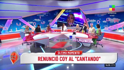 Coy Scaglione renunció al Cantando 2024