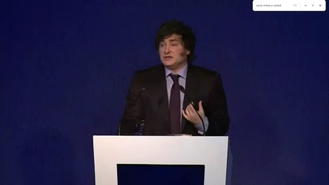 Milei reiteró la promesa de "cerrar el Banco Central" y dolarizar