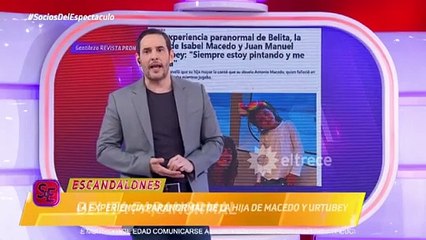 Isabel Macedo relató la impactante experiencia paranormal de su hija con su padre fallecido