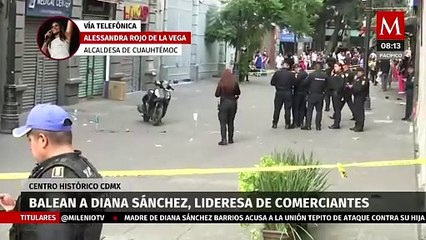 Diana Sánchez Barrios está en coma inducido tras ser baleada, informa Alessandra Rojo de la Vega