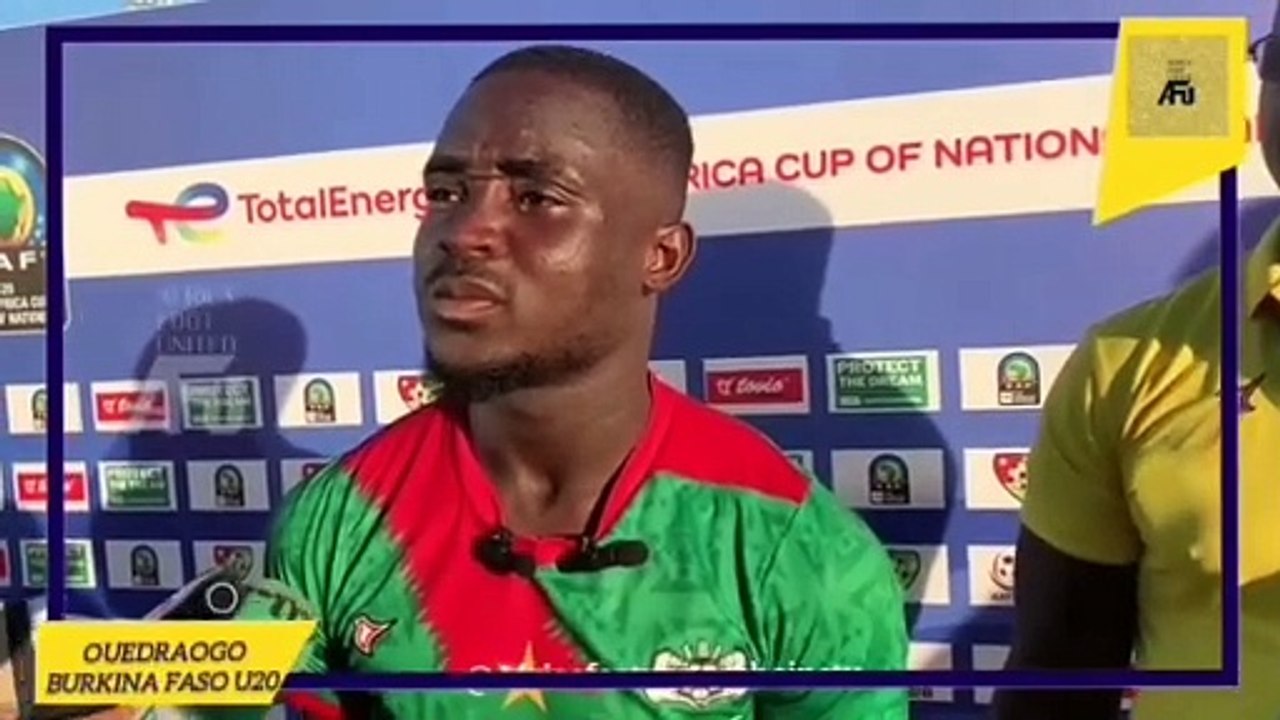 TOURNOI QUALIFICATIF CAN 20 UFOAB Lomé  2024 Groupe B | Journée 1  Conference de Presse d’après match du joueur burkinabé Hasamadou OUEDRAOGO 