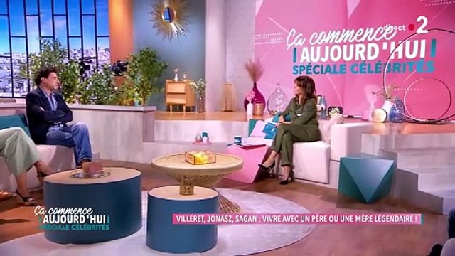 Alexandre Villeret, fils de Jacques Villeret, sur le plateau de Ca commence aujourd'hui .