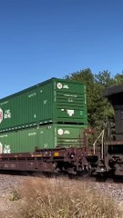 Extremely Rare UP Southern Pacific Patch Unit Leads the UP ITAG4 in the Warm Morning Sunshine