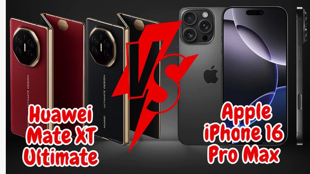 Huawei Mate XT Ultimate vs Apple iPhone 16 Pro Max