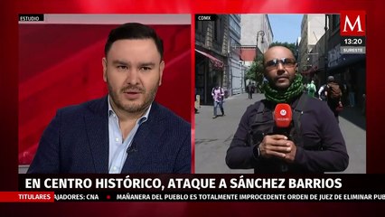 Con manchas de sangre, así amanece el Centro de CdMx tras el ataque a Diana Sánchez Barrios