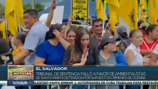 Tribunal falló a favor de ambientalistas detenidos por supuestos crímenes de guerra