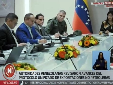 Vpdta. Delcy Rodríguez lidera reunión de trabajo con el Estado Mayor de Exportaciones No Petroleras