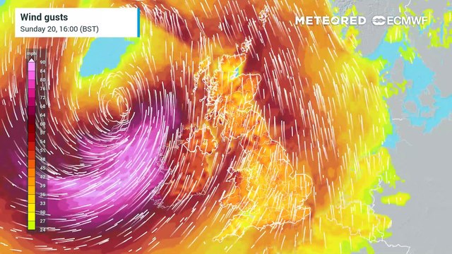 UK weather outlook: Storm Ashley to hit UK with 80mph winds this weekend