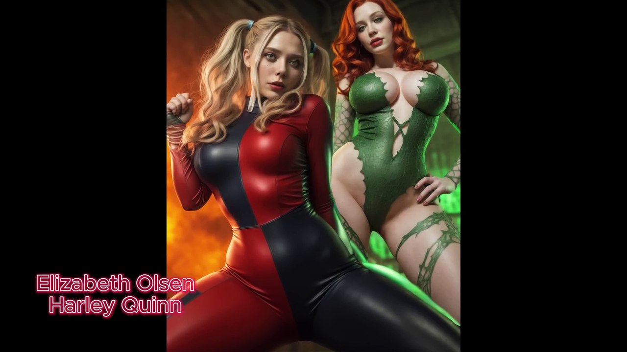 DC Ladies in other roles 4K AI Generated