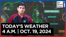 Today's Weather, 4 A.M. | Oct. 19, 2024