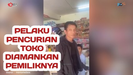 Pelaku Pencurian Toko Diamankan Pemiliknya