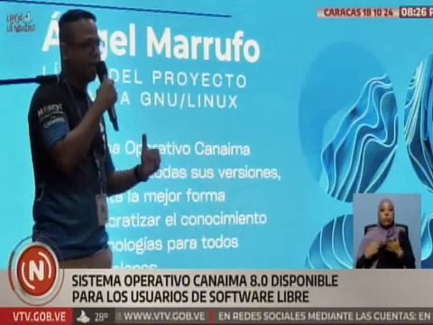 Caracas | Usuarios podrán disfrutar de software libre con el nuevo sistema operativo “Canaima 8.0”