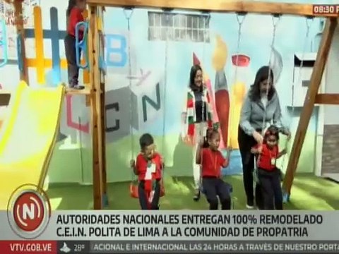Caracas | Niños y niñas son beneficiados con recuperación del C.E.I.N. “Polita de Lima”