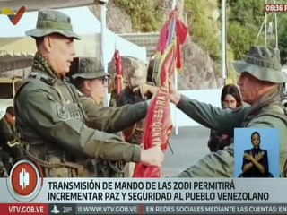 Transmisión de mando de las Zonas Operativas de Defensa Integral garantiza la seguridad de Venezuela