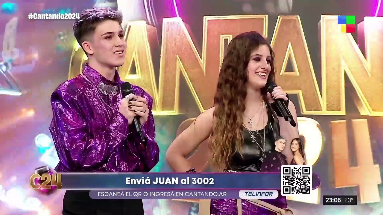 JUAN OTERO y Bianca Zoppini TRAJERON ROCK A LA...
