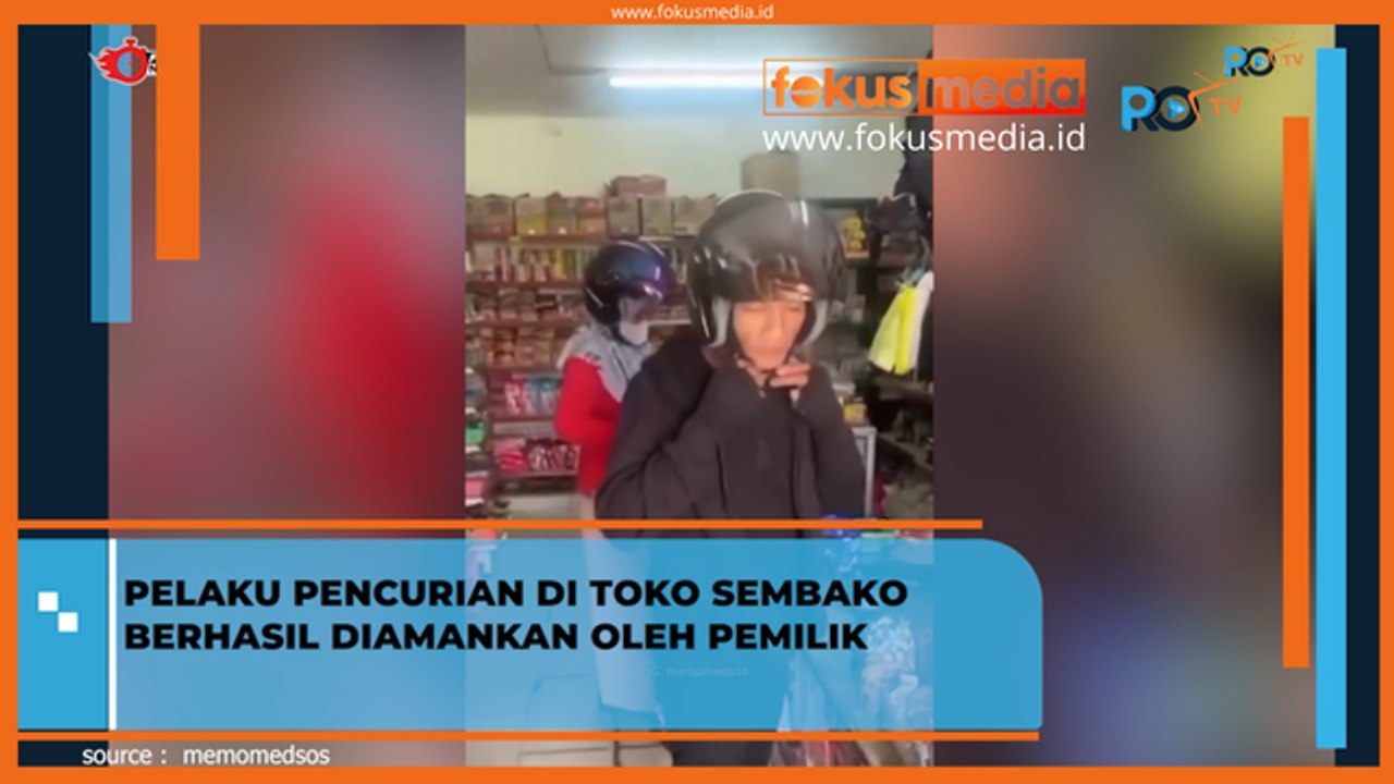 Pelaku Pencurian di Toko Sembako Berhasil Diamankan Oleh Pemilik