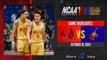 Mapúa vs. Letran (Men's Basketball Round 2 Highlights) | NCAA Season 100