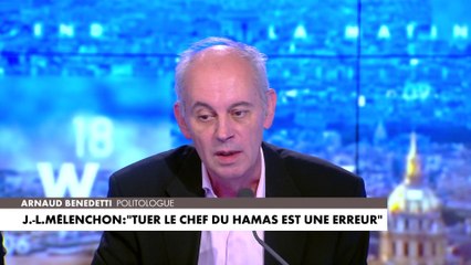 Arnaud Benedetti : « Jean-Luc Mélenchon a une stratégie, il parle à sa clientèle électorale »