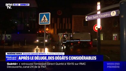 Après le déluge, place au nettoyage à Annonay en Ardèche