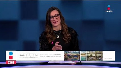 Claudia Mollinedo agradece a la audiencia del noticiero nocturno